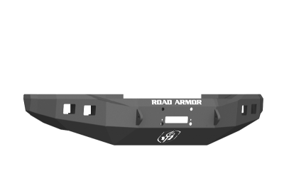 Road Armor - Road Armor 61740B Front Stealth Winch Bumper with Square Light Holes Ford F450/F550 2017-2018 - Image 1