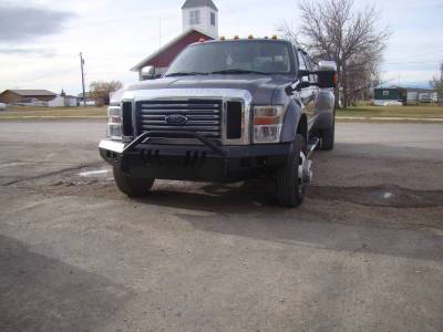 Throttle Down Kustoms - Throttle Down Kustoms BPUSH0810F Front Bumper with Push Bar Ford F250/F350 2008-2010 - Image 1