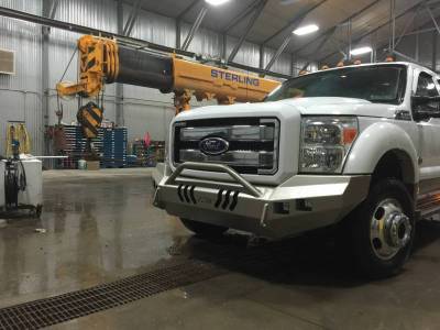 Throttle Down Kustoms - Throttle Down Kustoms BPUSH1116F Front Bumper with Push Bar Ford F250/F350 2011-2016 - Image 4