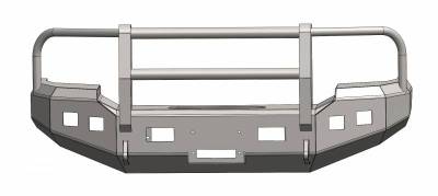 ENGO - ENGO 68-C03-06AFG Front Bumper With Full Grill Guard Chevy Avalanche 2003-2006 - Image 2