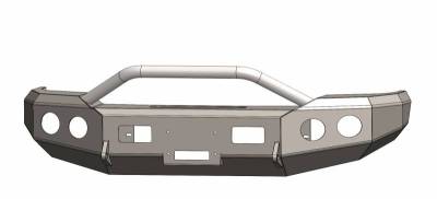 ENGO - ENGO 68-C03-07BB Front Bumper With Bull Bar Chevy Silverado 2500HD/3500 2003-2006 - Image 1