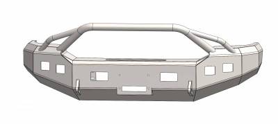 ENGO - ENGO 68-C03-07BB Front Bumper With Bull Bar Chevy Silverado 2500HD/3500 2003-2006 - Image 2