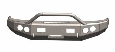 ENGO - ENGO 68-D03-05BB Front Bumper With Bull Bar Dodge RAM 2500/3500 2003-2005 - Image 1