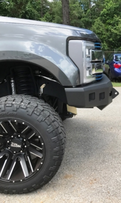 Hammerhead Bumpers - Hammerhead 600-56-0670 Low Profile LED Front Bumper with Square Light Holes Ford F250/F350 2017-2018 - Image 2