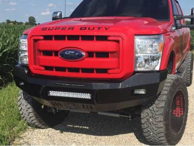 Iron Cross - Iron Cross 40-425-08-MB Matte Black Low Profile Front Bumper Ford F250/F350 2008-2010 - Image 1