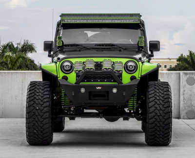 VPR 4x4 - VPR-137-S MP Series Front Bumper Jeep Wrangler JK 2007-2018 - Image 1