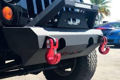 VPR 4x4 - VPR-139-WS Short Front Bumper Jeep Wrangler JK 2007-2018 - Image 2