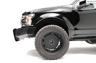 Fab Fours - Fab Fours FF18-K4561-1 Black Steel Front Bumper No Guard Ford F150 2018-2019 - Image 2