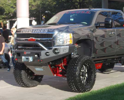 Trail Ready - Trail Ready 10730P Winch Front Bumper with Prerunner Guard Chevy Silverado 1500 2014-2015 - Image 2