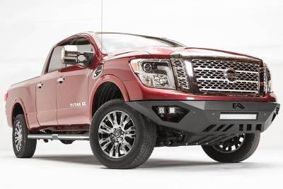 Fab Fours - Fab Fours NT16-D3751-1 Vengeance Front Sensor Bumper with No Guard Nissan Titan XD 2016-2017 Diesel ONLY - Image 2