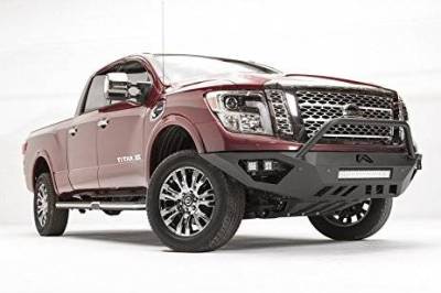 Fab Fours - Fab Fours NT16-D3752-1 Vengeance Front Sensor Bumper with Pre-Runner Guard Nissan Titan XD 2016-2017 - Image 2