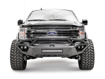 Fab Fours - Fab Fours FF18-D4552-1 Vengeance Front Bumper with Pre-Runner Guard Ford F150 2018-2019 - Image 1