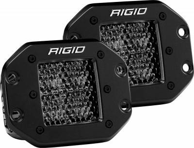 Rigid Industries - Rigid Industries 212513BLK D-Series Pro Spot Diffused Midnight Edition Light - Image 1