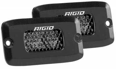 Rigid Industries - Rigid Industries 922513BLK SR-M Series Pro Spot Diffused Midnight Edition Light - Image 1