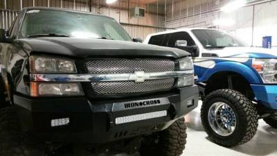 Iron Cross - Iron Cross 40-525-03 Gloss Black Low Profile Front Bumper Chevy Silverado 2500HD/3500 2003-2006 - Image 4