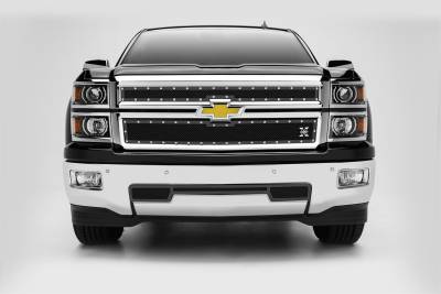 T-Rex Grilles - T-Rex Grilles 6711201 X-Metal Series Studded Mesh Grille Overlay - Image 1