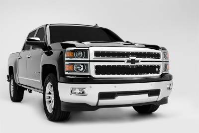 T-Rex Grilles - T-Rex Grilles 6711201 X-Metal Series Studded Mesh Grille Overlay - Image 3