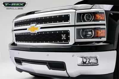 T-Rex Grilles 6711171 X-Metal Series Studded Mesh Grille Overlay