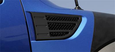 T-Rex Grilles 51567 X-Metal Series Studded Mesh Side Vent