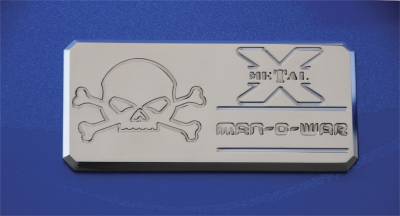 Emblem - Emblem - T-Rex Grilles - T-Rex Grilles 6800012 X-Metal Series Man-O-War Body Side Badge