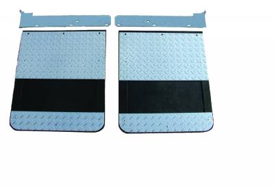 Mud Flaps by Style - GO Industries - Go Industries D70738SET Dually Mud Flaps Dodge Ram 3500 2001-2002