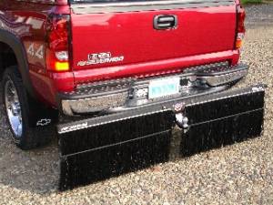 Mud Flaps for Dually Trucks - Towtector Hitch System - Premium Hitch Mount Mud Flaps