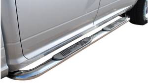 Luverne Running Boards and Nerf Bars - Nerf Bars - 4" Oval Nerf Bars