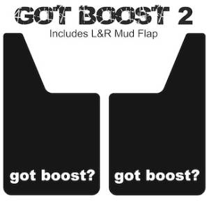 Proven Design - Classic Series Mud Flaps 20" x 12" - Got Boost Mud Flaps Logo 2