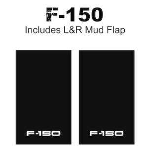Proven Design - Heavy Duty Series Mud Flaps 22" x 13" - F-150 Logo