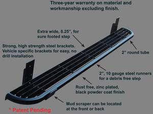 GO Industries - Go Industries 42335 Black Rancher Rugged Step Ford F-150 Super Cab (Not Heritage) (2004-2012) - Image 2
