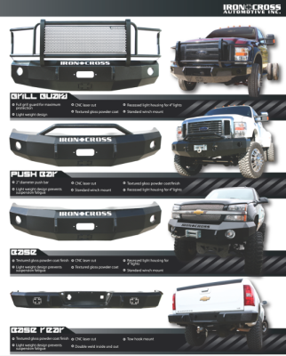 Iron Cross - Iron Cross 24-615-94 Front Bumper with Full Grille Guard Dodge Ram 2500/3500 1994-2002 - Image 7