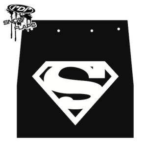 Snow Flaps - Ski Doo REV 2004-2007 - "Superman" Logo