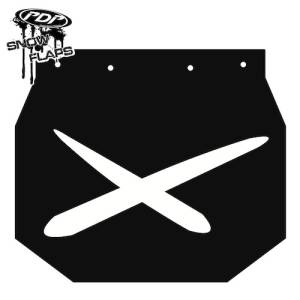 Snow Flaps - Ski Doo XP 2008+ - "Extreme" Logo