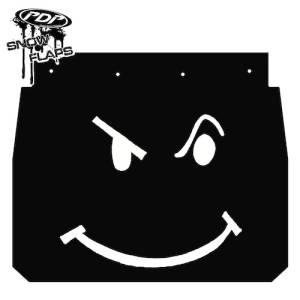 Snow Flaps - Ski Doo ZX/S-2000 1992-2003 - "Smiley" Logo