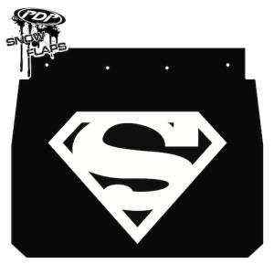 Snow Flaps - Ski Doo ZX/S-2000 1992-2003 - "Superman" Logo