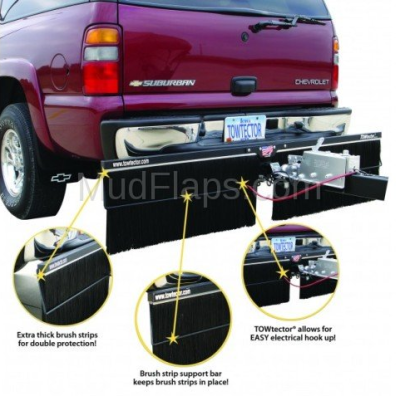 Towtector - Towtector 29618 Premium Brush System 96" x 18" for 2" Receiver - Image 2