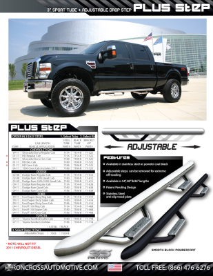 Iron Cross - Iron Cross 424-7180 Plus Step Stainless Steel 2004-2008 Ford F150 Super Cab - Image 2