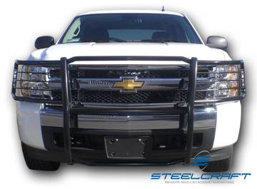 Steelcraft - Steelcraft 50140 Black Grille Guard Chevy Avalanche 1500 (with cladding) (2002-2006) - Image 5