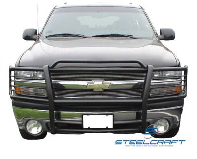 Steelcraft - Steelcraft 50140 Black Grille Guard Chevy Avalanche 1500 (with cladding) (2002-2006) - Image 6