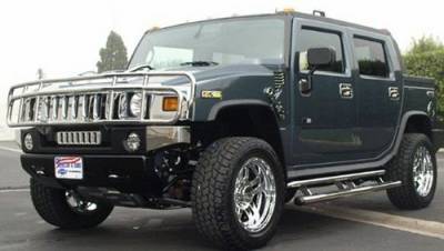 Steelcraft - Steelcraft 50300 Black Grille Guard Hummer H2/SUT Deluxe (2003-2010) - Image 2