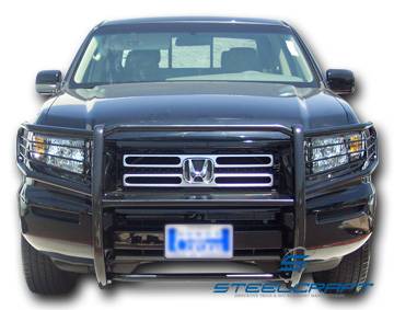 Steelcraft - Steelcraft 55087 Stainless Steel Grille Guard Honda Pilot (2006-2008) - Image 2