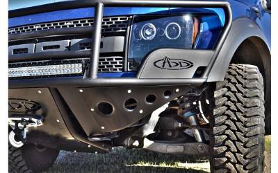Addictive Desert Designs - Addictive Desert Designs ADDFB012731150103 Rancher Front Bumper with Winch Mount Ford Raptor 2010-2013 - Image 2