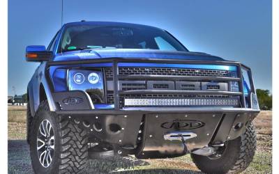 Addictive Desert Designs - Addictive Desert Designs ADDFB012731150103 Rancher Front Bumper with Winch Mount Ford Raptor 2010-2013 - Image 3