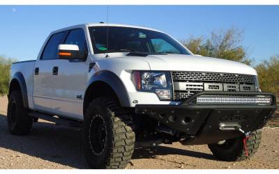 Addictive Desert Designs - Addictive Desert Designs ADDFB013081150103 Standard Front Bumper with Winch Mount Ford Raptor 2008-2010 - Image 3