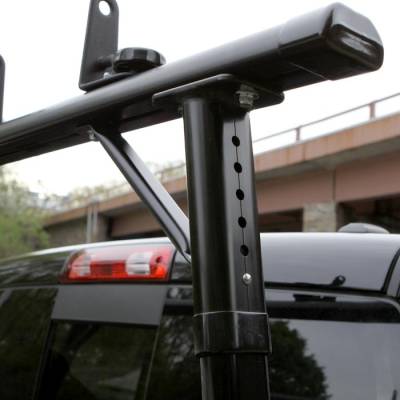Vantech - Vantech P3002S Universal Clamp On Full Size Truck Rack with 72" Bars Silver - Image 7