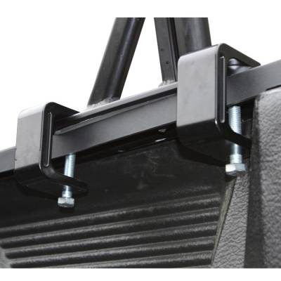 Vantech - Vantech P3003S Universal Clamp On Full Size Truck Rack with 84" Bars Silver - Image 3